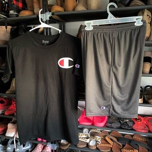 Champion Tee and Shorts Bundle